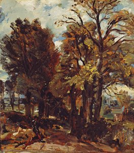 Sketch of a Lane at East Bergholt (c.1810)