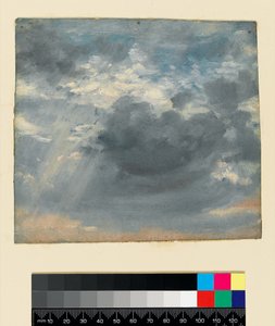 Sky Study with a Shaft of Sunlight, c.1822 by John Constable
