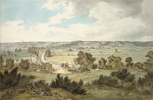 Valley of the Stour with Stratford St Mary seen from near Dedham