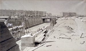 Hampstead Road Bridge, from the Camden side, 11th August 1836