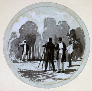 Levelling, London & Birmingham Railway, c.1838 by John Cooke Bourne
