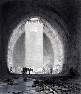 Working Shaft, Kilsby Tunnel, July 8th 1837, Engraved by the Artist