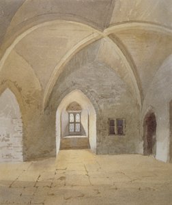 Interior View of the Prison in the Bowyer Tower, Tower of London, Stepney, London