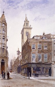 St James Garlickhythe, Upper Thames Street, London, 1882