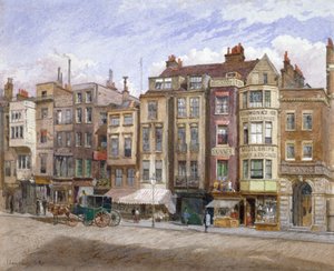 View of commercial premises in the Strand, Westminster, London