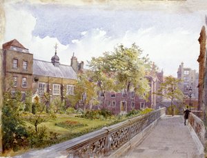 View of the Staple Inn and Garden, London