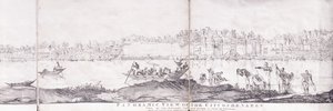 Panoramic View of the City of Benares, 1827 by John Dalrymple