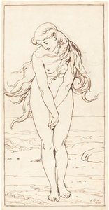 Standing Nude with Crossed Arms by John Dawson Watson