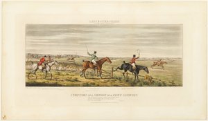 Symptoms of a Skurry, plate three from The Leicestershire Hunt