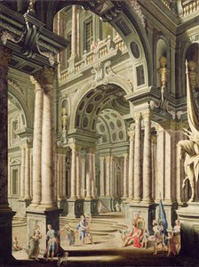 Imaginary Palace with David before Saul