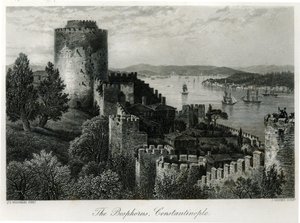 The Bosphorus, Constantinople, engraved by J. Godfrey by John Douglas Woodward