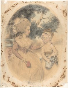 Mrs. Morgan and Her Child by John Downman