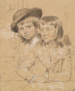 Benjamin and Lewis Way, the Eldest Sons of Benjamin Way of Denham House, Bucks by John Downman