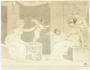 Seller of Loves (after Herculaneum frieze)