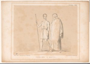 Caricature with Lord Lincoln and Sir Robert Peel by John Doyle