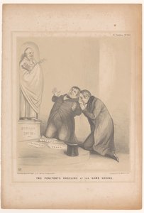 Caricature with Prime Minister Robert Peel and Daniel O