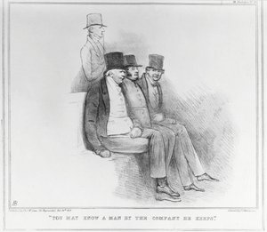 You May Know a Man by the Company He Keeps, 1833 by John Doyle
