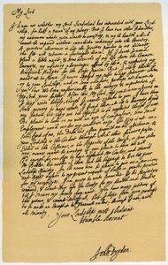 Letter from John Dryden to Laurence Hyde by John Dryden