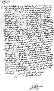 Letter to Laurence Hyde, Earl of Rochester and First Lord of the Treasury, begging for salary and asking for a post in the Customs or Excise