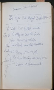Sketch Book Containing 60 Sketches and Illustrations, Writings on Tempera Paint and Artists Including Botticelli by John Duncan