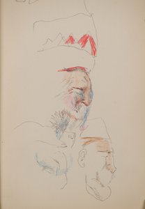 Untitled [Profile faces] by John Duncan
