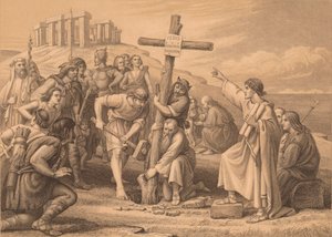 The First Preaching of Christianity in Britain