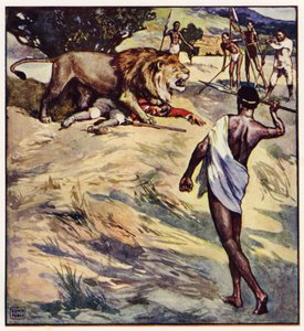 He caught me by the shoulder, and we both came to the ground together by John Edwin Noble