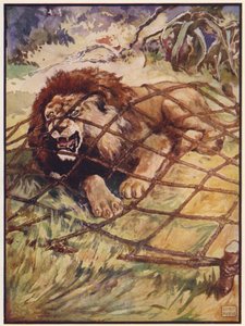 The Lion and the Mouse by John Edwin Noble