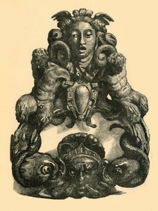 Door Knocker with Dolphins and Satyrs