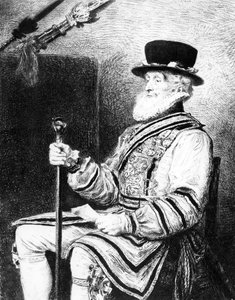 The Yeoman of the Guard by John Everett (after) Millais