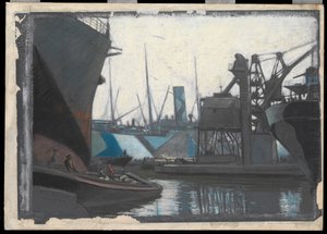 Discharging Grain by John Everett