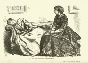 Illustration for Phineas Finn by Anthony Trollope by John Everett Millais