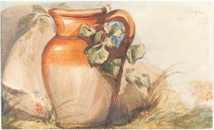 Study of a Pottery Jug (recto) by John Everett Millais
