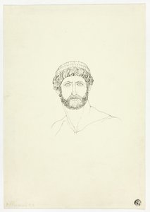 Bust of Bearded Man by John Flaxman