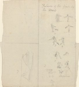 Figures Illustrating Balance and Perspective by John Flaxman