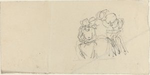 Group of Figures Surrounding Seated Figure by John Flaxman