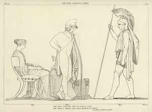 Hector Chiding Paris by John Flaxman