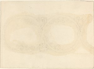 Ornamental Border Design with Winged Female Figures by John Flaxman