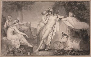 Paris and Oenone by John Flaxman