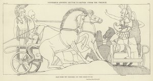 Polydamus advising Hector to retire from the Trench by John Flaxman
