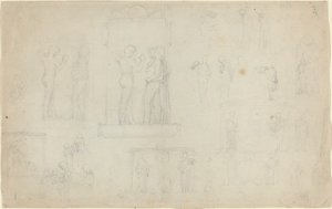 Sheet of Sketches by John Flaxman
