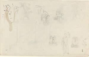 Sheet of Studies by John Flaxman