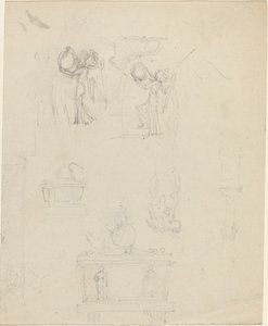 Sheet of Studies (recto and verso)
