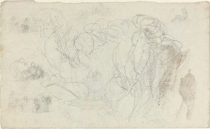 Sheet of Studies by John Flaxman