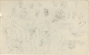 Sheet of Studies by John Flaxman