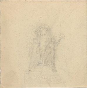 Studies for a Monument with the Crowning of a Figure by John Flaxman