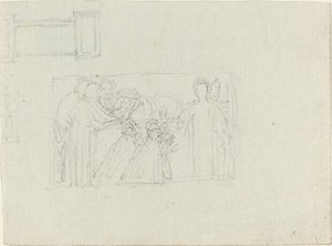 Study for a Monument to a Clergyman (recto and verso) by John Flaxman