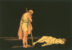 Ulysses and his dog by John Flaxman