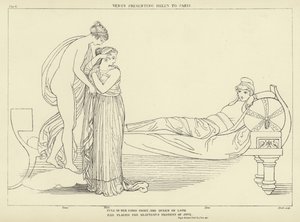 Venus presenting Helen to Paris by John Flaxman