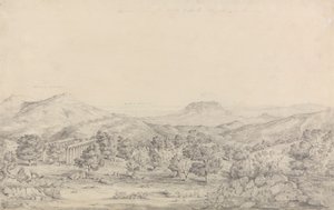 General View of the Temple of Apollo Epicurius at Bassai, Phigalea by John Foster